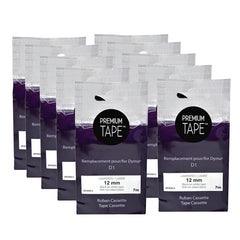 Dymo 45013 Compatible Ribbon Black/White 12mm (Pack of 10)
