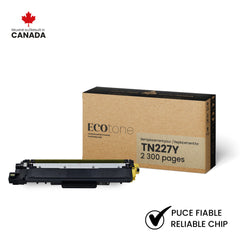 Brother TN227Y Reman Ecotone Yellow 2.3K