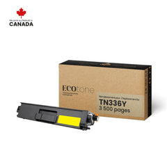 Brother TN336Y Reman Ecotone Yellow 3.5K