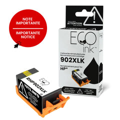 NON-OEM HP No.902XL T6M14AN Reman Black EcoInk YRTS