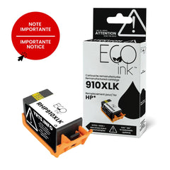 NON-OEM HP 910XL (3YL65AN) Reman Eco Ink YRTS Black 825 pages