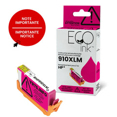 NON-OEM HP 910XL (3YL63AN) Reman Eco Ink YRTS Magenta 825 pages