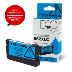 NON-OEM HP No.962XL 3JA00AN Reman Cyan EcoInk YRTS 1.6K