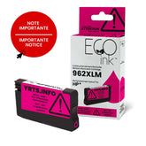 NON-OEM HP No.962XL 3JA01AN Reman Magenta EcoInk YRTS 1.6K