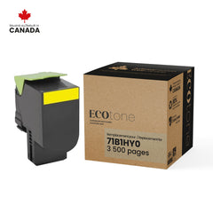 Lexmark 71B1HY0 Reman Ecotone Yellow 3.5K