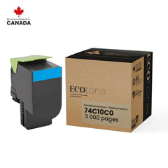 Lexmark 74C10C0 Reman Ecotone Cyan 3K
