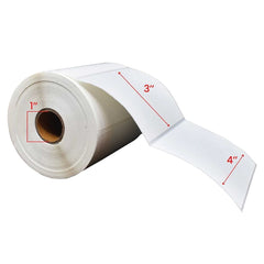 4x3'' Direct Thermal Labels 1''Core 500/rolls - 12/cs