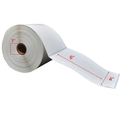 4x6'' Direct Thermal Labels 1''Core 250/rolls - 12/cs