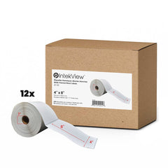 4x8'' Direct Thermal Labels 1''Core 200/rolls - 12/cs