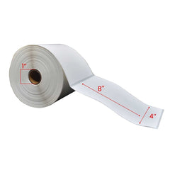 4x8'' Direct Thermal Labels 1''Core 200/rolls - 12/cs