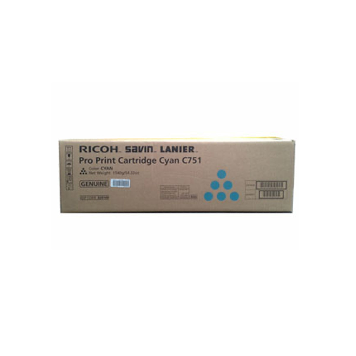 OEM Cyan Toner (828188) Aficio Pro C751/651EX