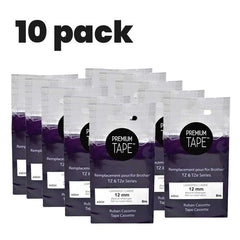 Brother TZe-231 Compatible Premium Tape Black/White 12mm(10)