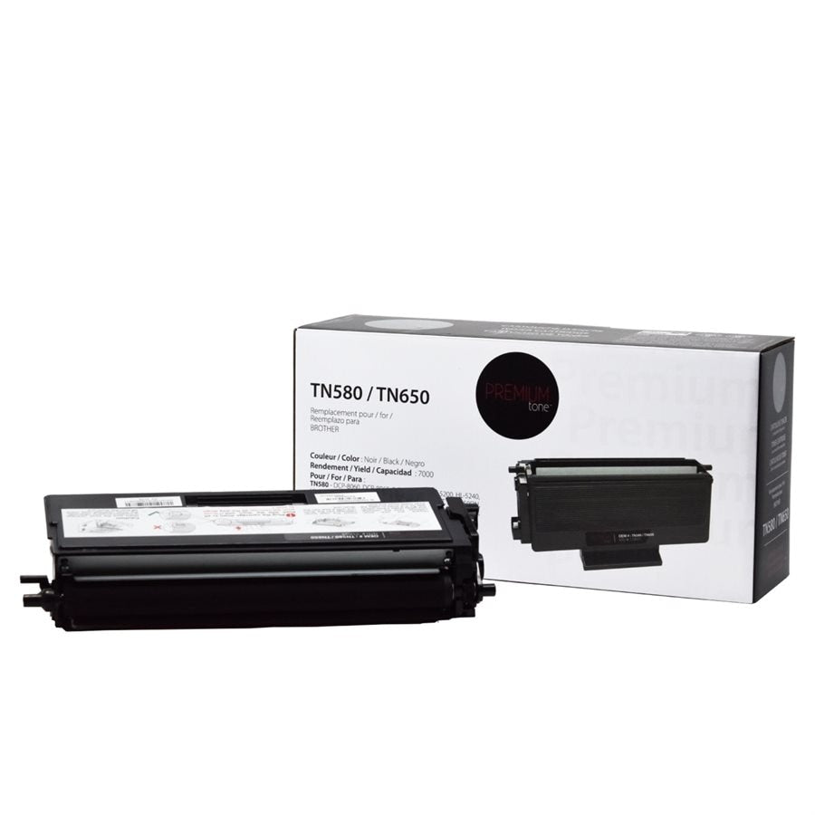 Brother TN580/TN650 Compatible Premium Tone 7K