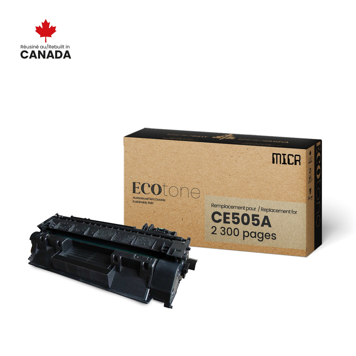 NON-OEM HP CE505A MICR Reman Ecotone 2.3K