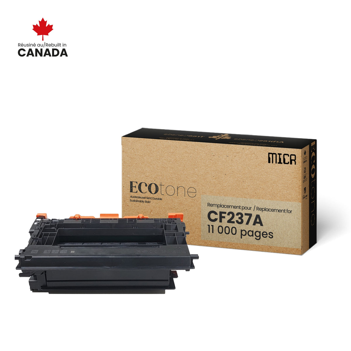 NON-OEM HP CF237A MICR Reman Ecotone 11K