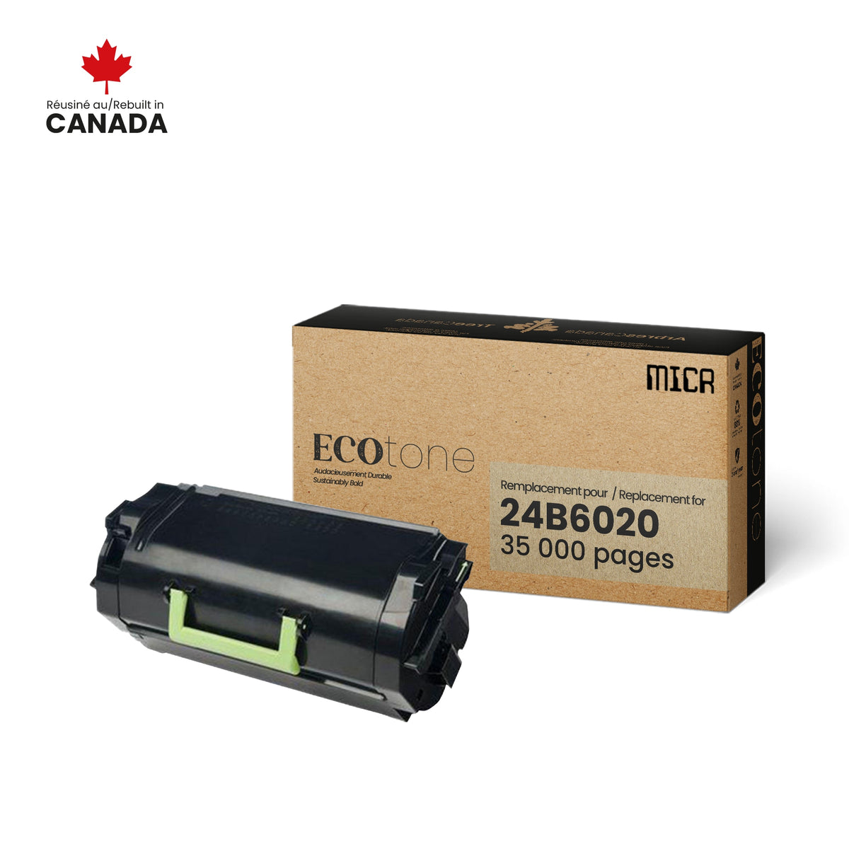 Lexmark 24B6020 MICR Reman Ecotone 35K