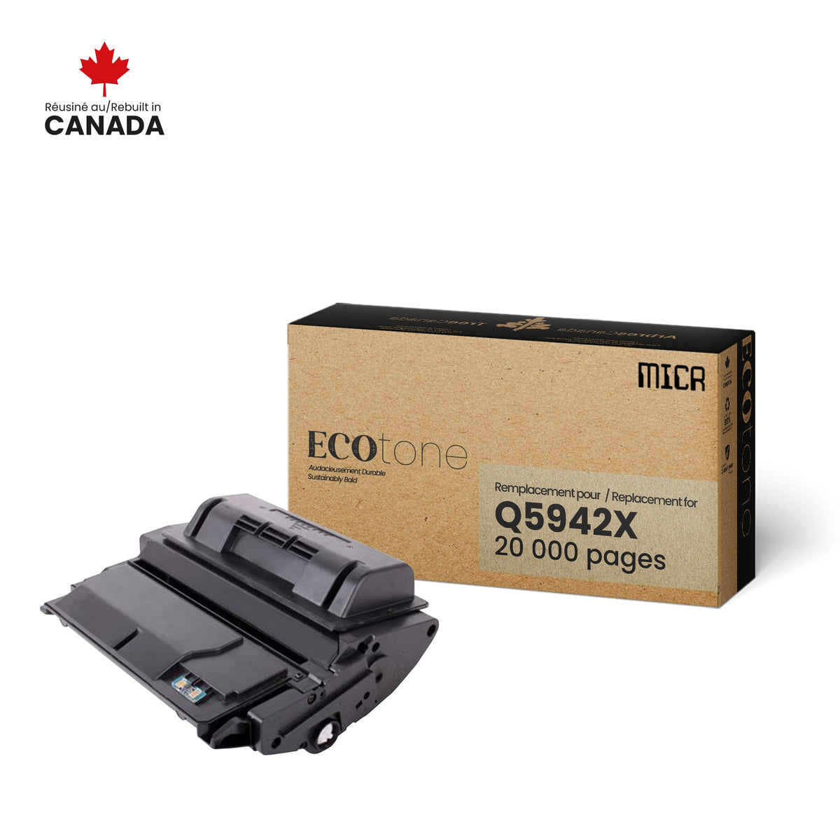 NON-OEM HP Q5942X MICR Reman Ecotone 20K