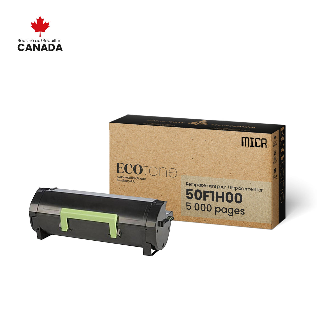 Lexmark 50F1H00 MICR Reman Ecotone 5K