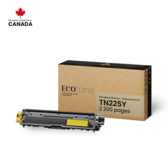 Brother TN225Y Reman Ecotone Yellow 2.2K
