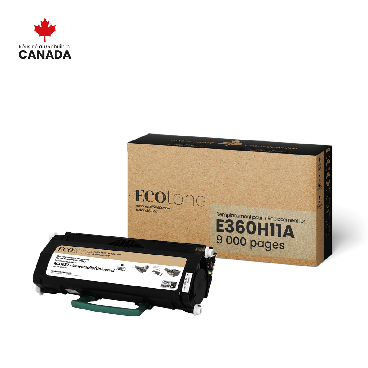 Lexmark E260/Dell 2330/IBM 1811 Reman Ecotone 9K