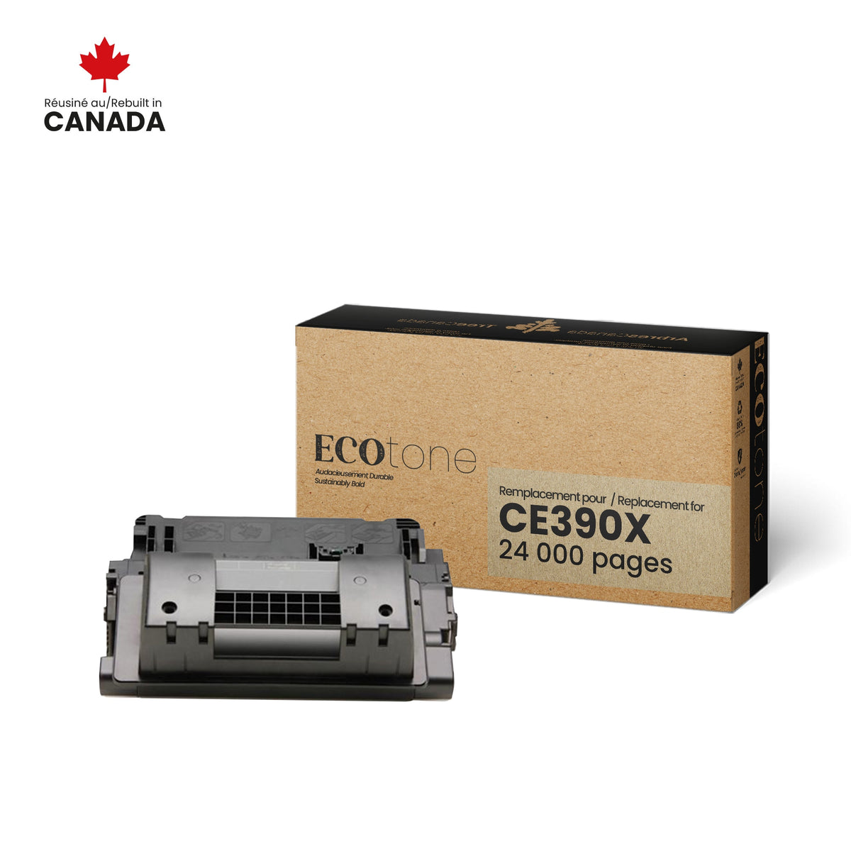 NON-OEM HP CE390X Reman Ecotone 24K