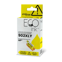 NON-OEM HP No.902XL T6M10AN Reman Yellow EcoInk YRTS