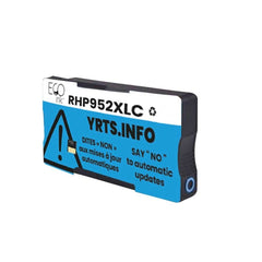 NON-OEM HP No.952XL L0S61AN Reman Cyan EcoInk YRTS 1.6K