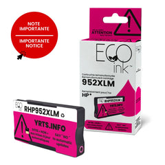 NON-OEM HP No.952XL L0S64AN Reman Magenta EcoInk YRTS 1.6K