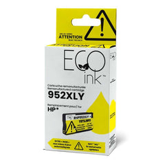 NON-OEM HP No.952XL L0S67AN Reman Yellow EcoInk YRTS 1.6K