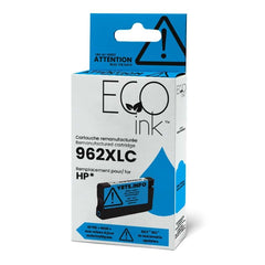 NON-OEM HP No.962XL 3JA00AN Reman Cyan EcoInk YRTS 1.6K