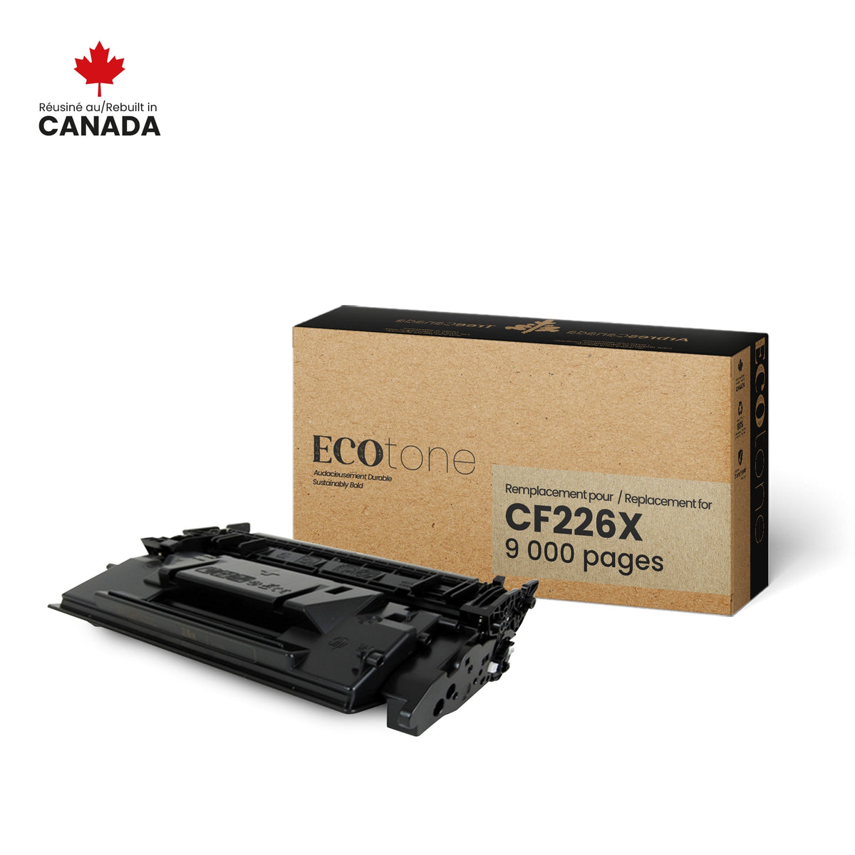 NON-OEM HP CF226X Reman Ecotone 9K