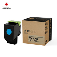 Lexmark 70C10C0 Reman Ecotone Cyan 1K