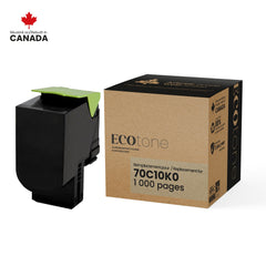 Lexmark 70C10K0 Reman Ecotone Black 1K
