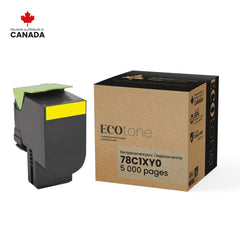 Lexmark 78C1XY0 Reman Ecotone Yellow 5K
