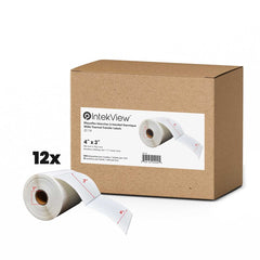 4x3'' Thermal Transfer Labels 1''Core 500/rolls - 12/cs