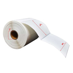 4x3'' Thermal Transfer Labels 1''Core 500/rolls - 12/cs
