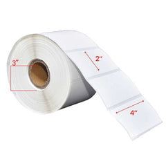 4x2'' Direct Thermal Labels 3''Core 2750/rolls - 4/cs